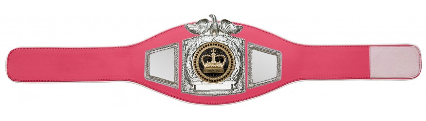 PROEAGLE BLACK CHAMPION CROWN CHAMPIONSHIP BELT - PROEAGLE/S/BLKGEM - AVAILABLE IN 6+ COLOURS